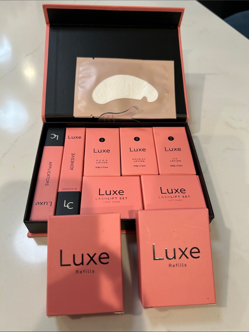 Luxe Lashlift Kit with 2 boxes of refills